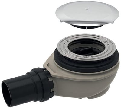 Geberit Douchebakafvoer Pp - met Deksel - 40 Mm - verchroomd chroom