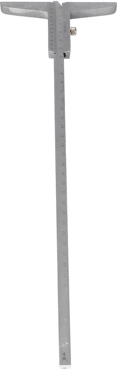 Dailygoods- Micrometer Hoge Nauwkeurigheid - Diepteschuifmaat - Meetklok - RVS - Lichtgewicht - Compact Formaat - Dieptemeter