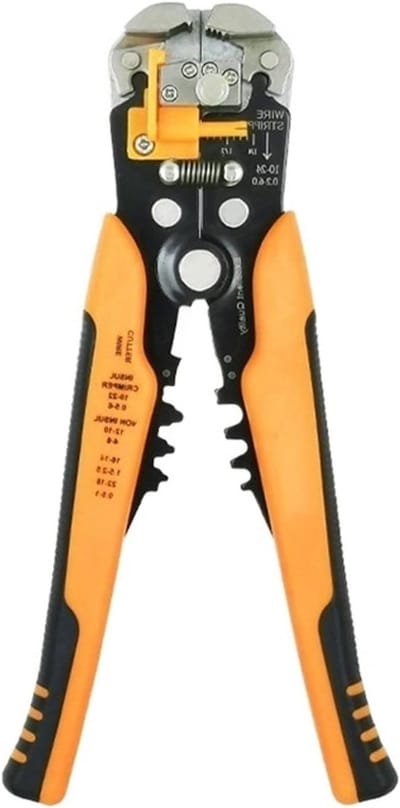 Draadstripper - Krimptang - Kabels Aansluiten - Geïntegreerd Gereedschap - 1.0 Gram - Zwart