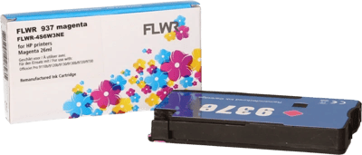 FLWR HP 937e - Magenta XL - voor Officejet pro 9130 - 9130 - 9720 - 9730