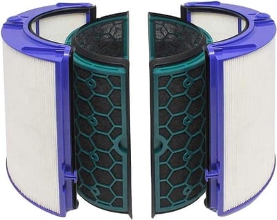 AllSpares Combi 360° HEPA-filter voor Luchtreinigers geschikt voor Dyson HP04 - TP04 - DP04 (215x210mm)