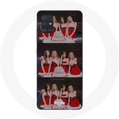 Coque de Protection - MANIACASE - Samsung Galaxy A51 - Souple - Noir - BLACKPINK Last Christmas noir