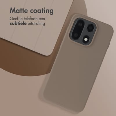 imoshion Hoesje - Geschikt voor OnePlus 15 - Color Backcover - Bruin