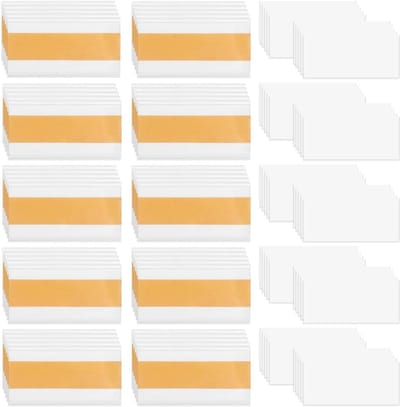 Zelfklevende Etikettenhouders - 50 Stuks Transparant voor Plank - 4x8 cm