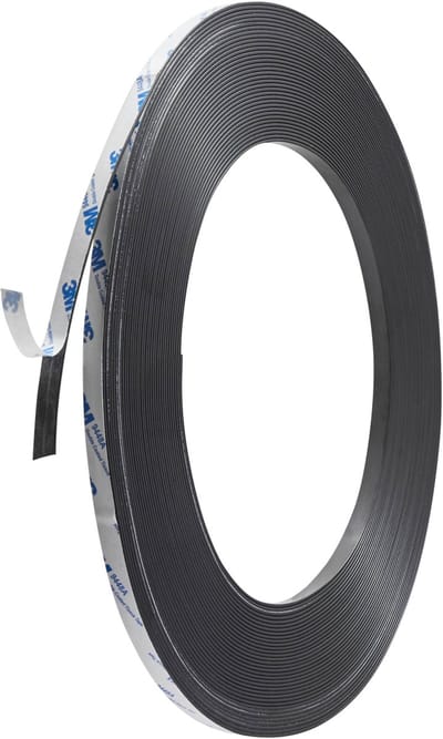 10mm - Zelfklevende Magnetische Tape / Premium Magneetband - 1mm dik - Rol van 30 Meter