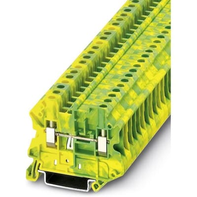 Phoenix Contact 3046223 Doorgangsserieklem 6.2 mm Schroeven Groen, Geel 50 stuk(s)