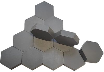 Keramische Plaat - Boorcarbide Platen - Industriële Toepassingen - Hoge Hardheid Isolatie - 23mmx8.5mm