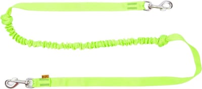 Handen Vrije Hondentuig - Sport Riem - Outdoor Activiteiten - Lange Schokdemper - 150 cm Lengte - Groen
