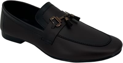 Luxury® Heren Schoenen - Loafers Heren - Instappers Heren - Donker Bruin - Maat 39
