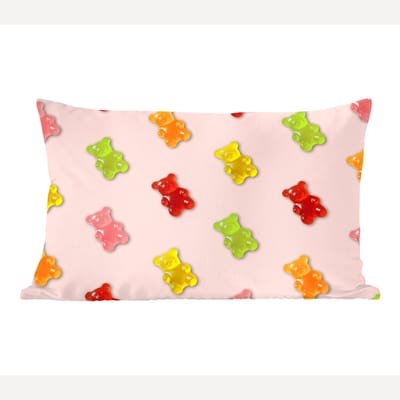 Sierkussens - Kussentjes Woonkamer - 60x40 cm - Kleur - Snoep - Roze