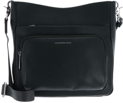 MANDARINA DUCK Leren schoudertas Mellow Leather Crossover Bag Pine Green donkergroen