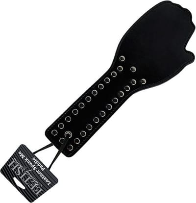 Fetish fantasy - leren Spank Me paddle - lengte 28,4 cm