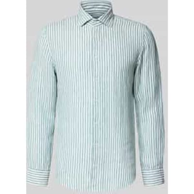 slim fit zakelijk hemd met kentkraag