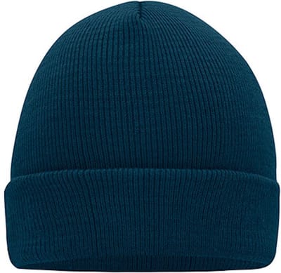 Myrtle Beach 'Knitted Cap' Beanie Petrol/Blauw