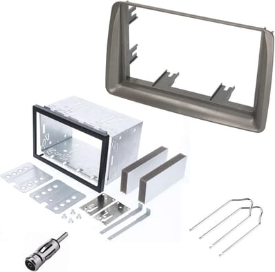 Autoradio Inbouwset 2 DIN voor FIAT Panda 2003-2012 met Antenne-adapter en Ontgrendelingsgereedschap