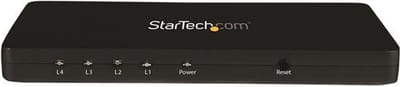 StarTech.com 4K HDMI 4-Port Video splitter - 1x4 HDMI Splitter - 4K 30Hz - video/audio Schakelaar - 4 ports