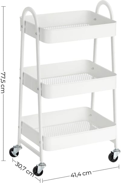 Mobiele Keukenkast - Keukentrolley - Keukenkast - Mobiel - Keukenkast Organizer - Magnetronkast - Keukenblok - Keukenkastje - Keukenkast Voor Magnetron - Kast - Kastje - Kasten - Organizer - Organizers - Opbergrek - Opberg Rek