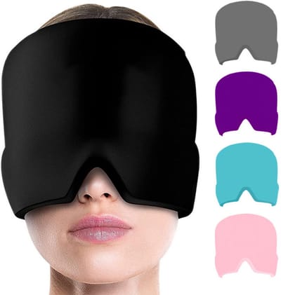 REWYTAZ-Oogkussen - Warmte & Koude Therapie - Slaapmasker - Hot Cold Pack - Paars