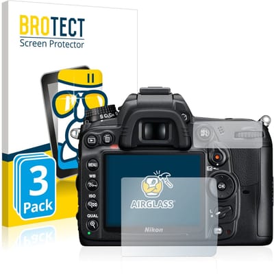 Screenprotector 3 Stuks voor Nikon D7000 Beschermglas transparant