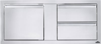 Napoleon grills - Inbouw deur en 2 lade com 115x50cm