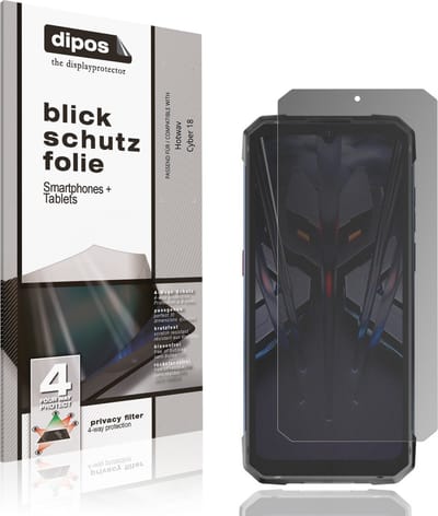 dipos – Matte Privacy Screenprotector geschikt voor Hotwav Cyber 18 | Anti-Spy Beschermfolie