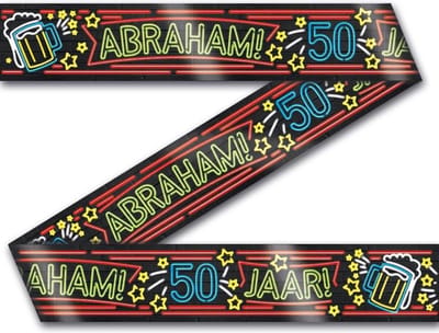 Paper Dreams Party Tape Abraham Neon 12 Meter
