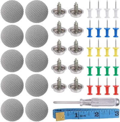 Crrynuo - Autodakhemel Reparatieset - 65-delig - Universeel - Met Gereedschap - Grijs