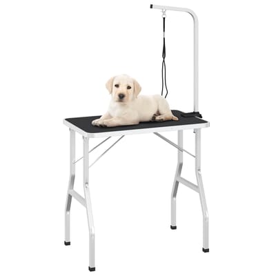 vidaXL - Trimtafel - voor - huisdieren - met - 1 - aanlijnoptie