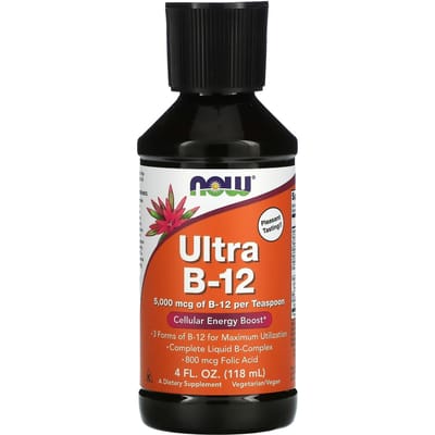 NOW Foods, Ultra B-12, 5.000 mcg, 4 fl oz (118 ml)