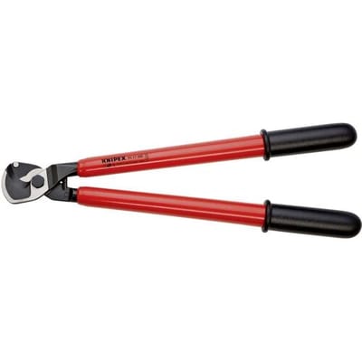 Knipex 95 17 500 VDE-kabelschaar Geschikt voor (striptechniek) Aluminium- en koperkabel, een- en meerdraads 27 mm 150 mm² 0