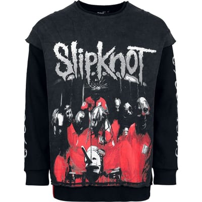Slipknot Sweatshirts - EMP Signature Collection - M tot XXL - voor Mannen - donkergrijs-zwart