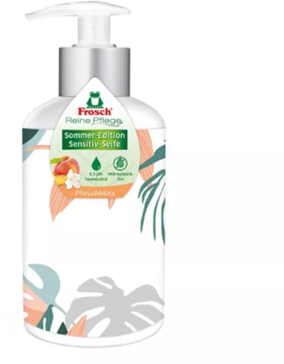 Frosh - Reine Pflege - Peach - Zomer editie - Sensitiv- Zeep - 5,5 PH - Huid neutraal - 300 ml