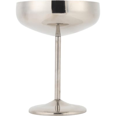 304 Roestvrijstalen Cocktailglas 300ml Koude Isolatie Onbreekbaar Metalen Wijnglas voor Snack L(for 6.5-9kg) white