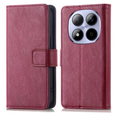 imoshion Hoesje - Geschikt voor Xiaomi Redmi Note 15 (4G) - Luxe Bookcase - Bordeaux