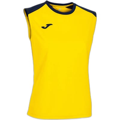 Joma Eco Championship Recycled Mouwloos T-shirt Geel S Vrouw