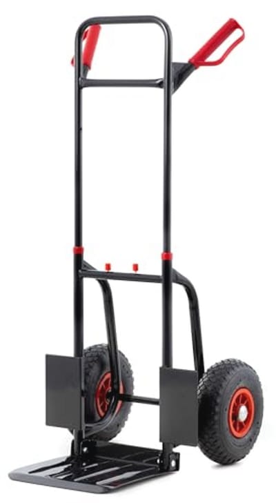 Opvouwbare handtruck 200 kg draagvermogen - Stalen constructie en veiligheidshandgrepen