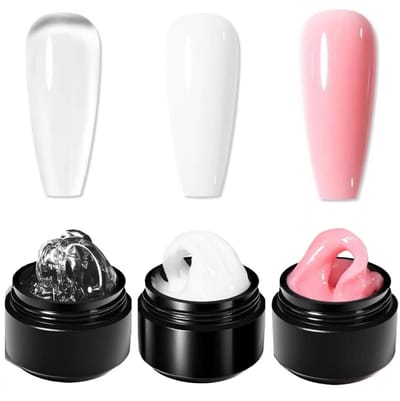 Born Pretty - Builder gel - 3x15 ml - HEMA-vrij - Buildergel - Builder gel nagels - Builder gel set - Builder gel gel nagels - Gelnagels - Gel nagels - Gel voor nagels - Hard gel - Polygel
