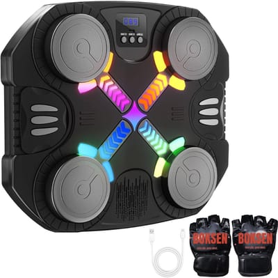 AHD® Boxing Machine - Boxing Bag - Boxing - Zwart - ‎34cm x 29cm x 8cm