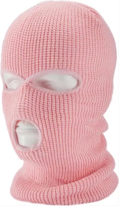 Scoby - Bivakmuts - Gezichtsmuts - Motor Balaclava - Face Mask - One Size - Lichtroze