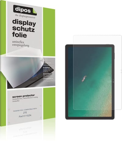 dipos – 2x Matte Beschermfolie geschikt voor ZTE Pad X1102N | Krasbestendige & antireflecterende Screenprotector Ultra-Thin