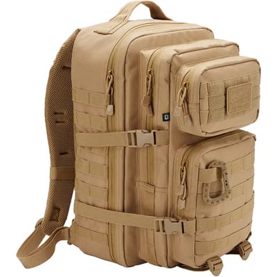 Brandit US Assault Pack Large Rugtas camel - Polyester - Basics, Festival