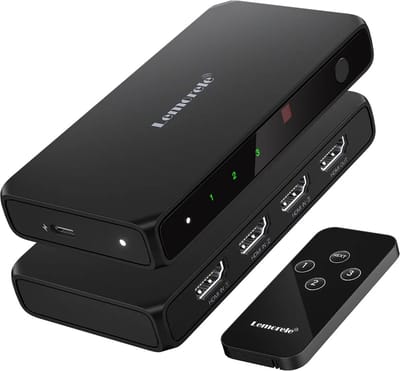 Lemorele G99 - 3 in 1 HDMI Switch - 4K @ 30Hz - HDMI 2.0 - 3 Porten HDMI Ingangen - Slimme Schakelfunctie - Inclusief Afstandsbediening