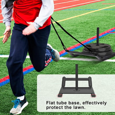 Mrs. Jones Gewichtsslee push-pull fitnessslee fitness krachttraining snelheidstraining - atletische oefeningen - snelheidsverbetering - obstakels .