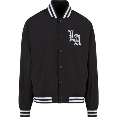 Mister Tee - Los Angeles Arc Light College jacket - S - Zwart