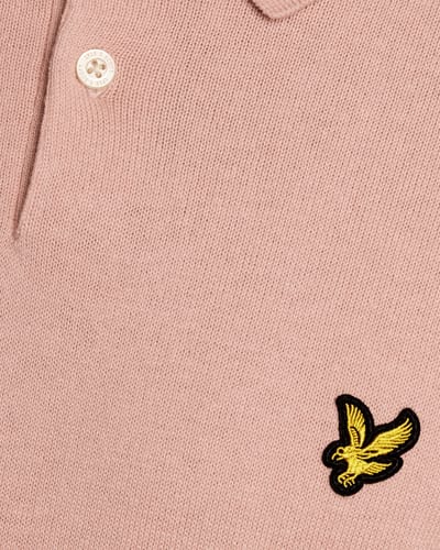 Katoenen Gebreide Poloshirt