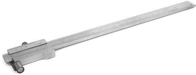 Dailygoods- Markeringsmeter 0-200 mm - Parallelle Schuifmaat - Roestvrij Staal - Slijtvast - Duidelijke Schaal - Hardmetalen Naald