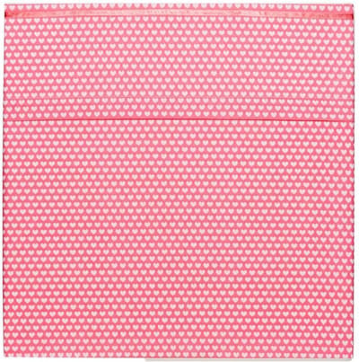 Briljant Baby Puck Allover - Katoen - Kinderlaken - Wiegje - 75x100 cm - Koraal