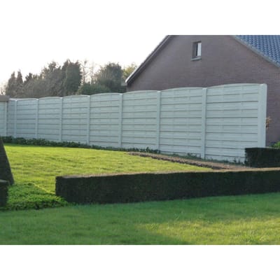 Intergard Beton schutting Woodstone enkelzijdig 200x193cm
