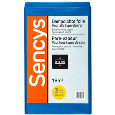 Sencys Laminaat Vochtscherm Isofol - Dampfolie - 0,16mm - 18m²