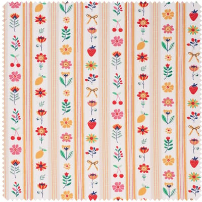 Katoenen stof "Summer Ribbon"